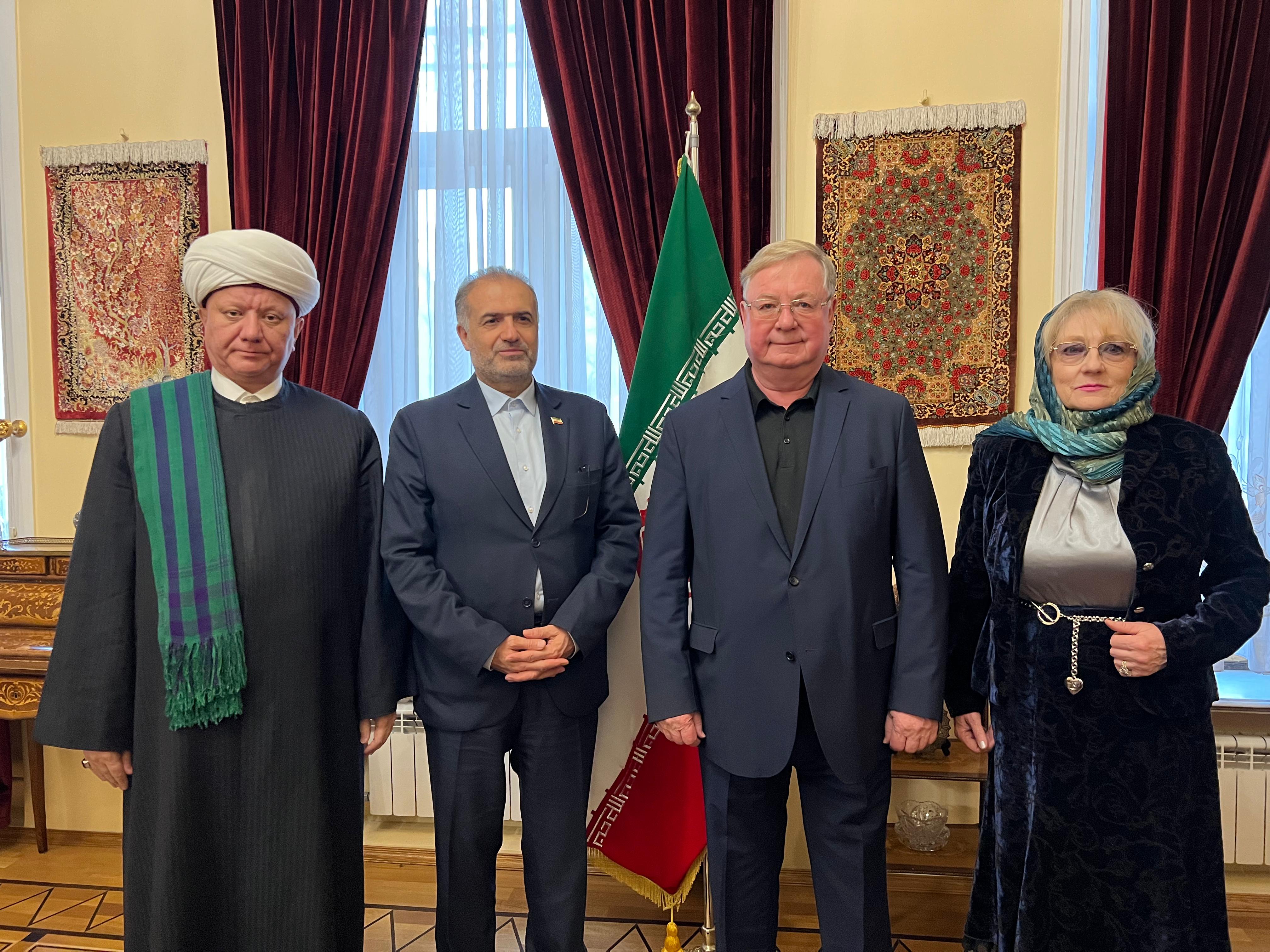 Сергей Степашин и Альбир хазрат Крганов встретились с Чрезвычайным и Полномочным Послом Исламской Республики Иран в РФ