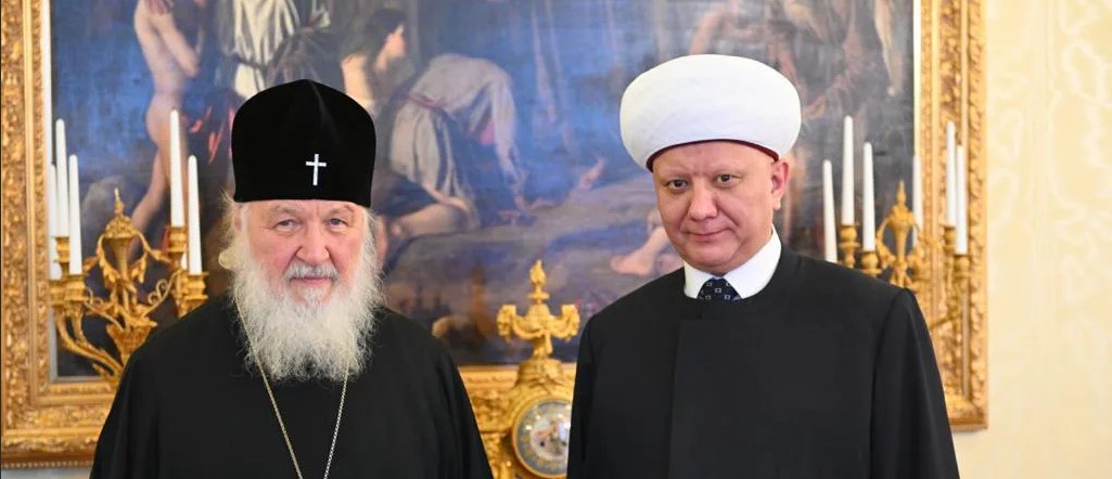 Муфтий Альбир хазрат Крганов поздравил с днем рождения Патриарха Московского и Всея Руси Кирилла