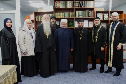 Луганскую Соборную мечеть посетила делегация Северодонецкой епархии