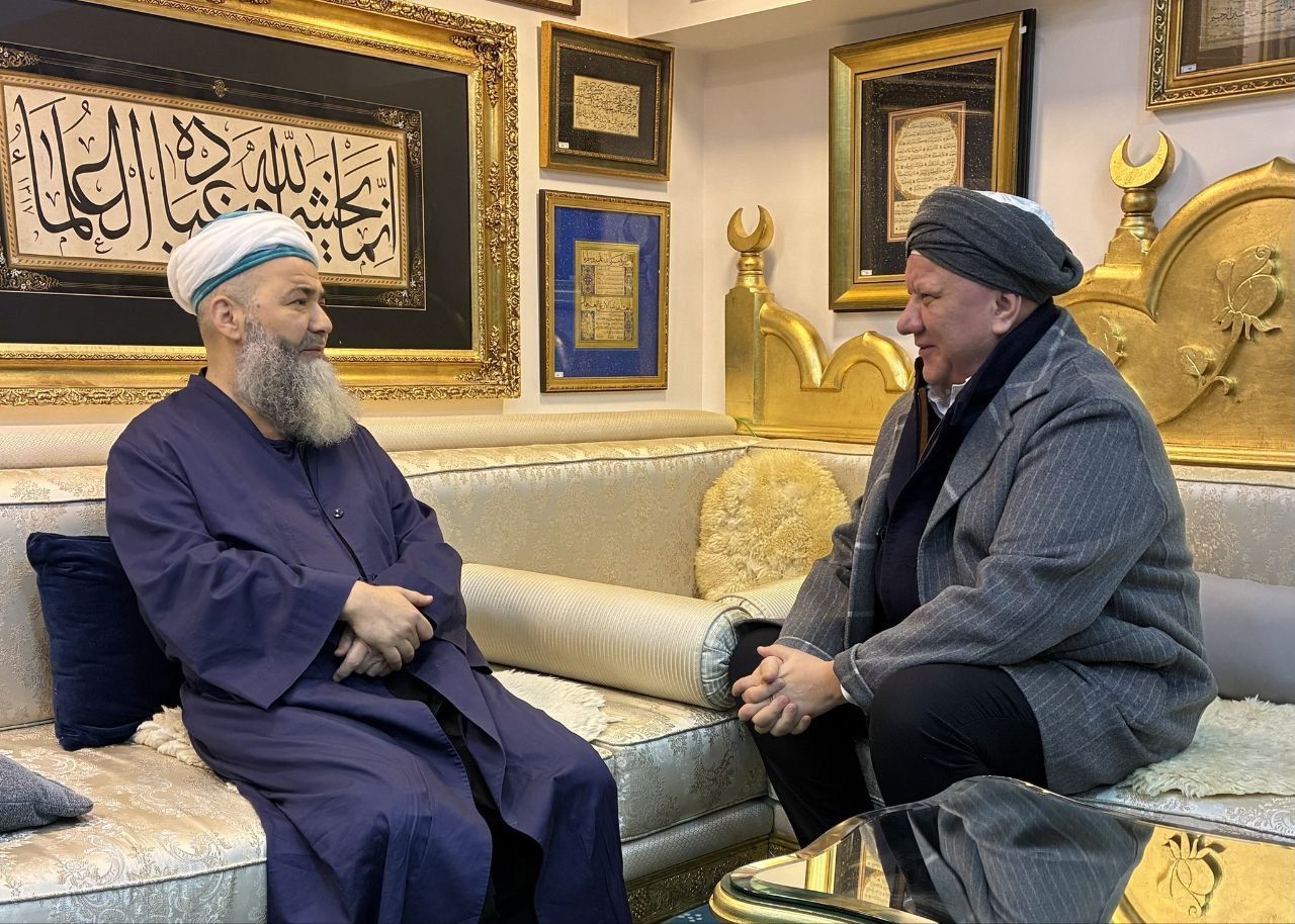 Муфтий Альбир хазрат Крганов провёл встречу с турецким богословом Джуббели Ахмедом хаджи