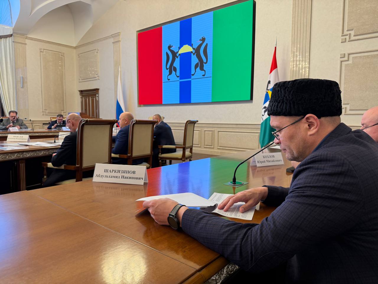 Представители муфтията ДУМ НСО участвовали в заседании комиссии по поддержке СВО