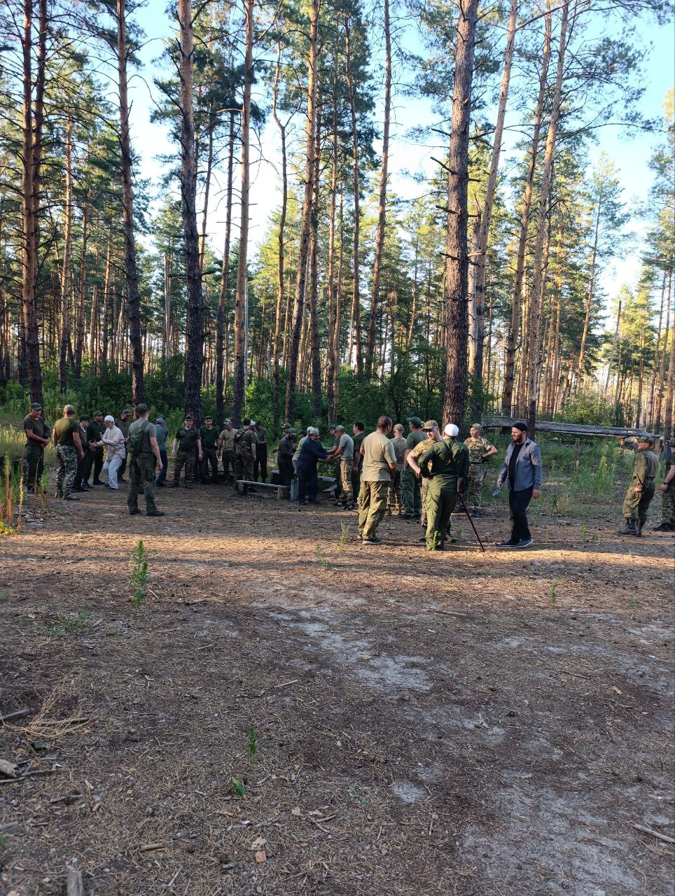 Очередная встреча с военнослужащими на передовой 