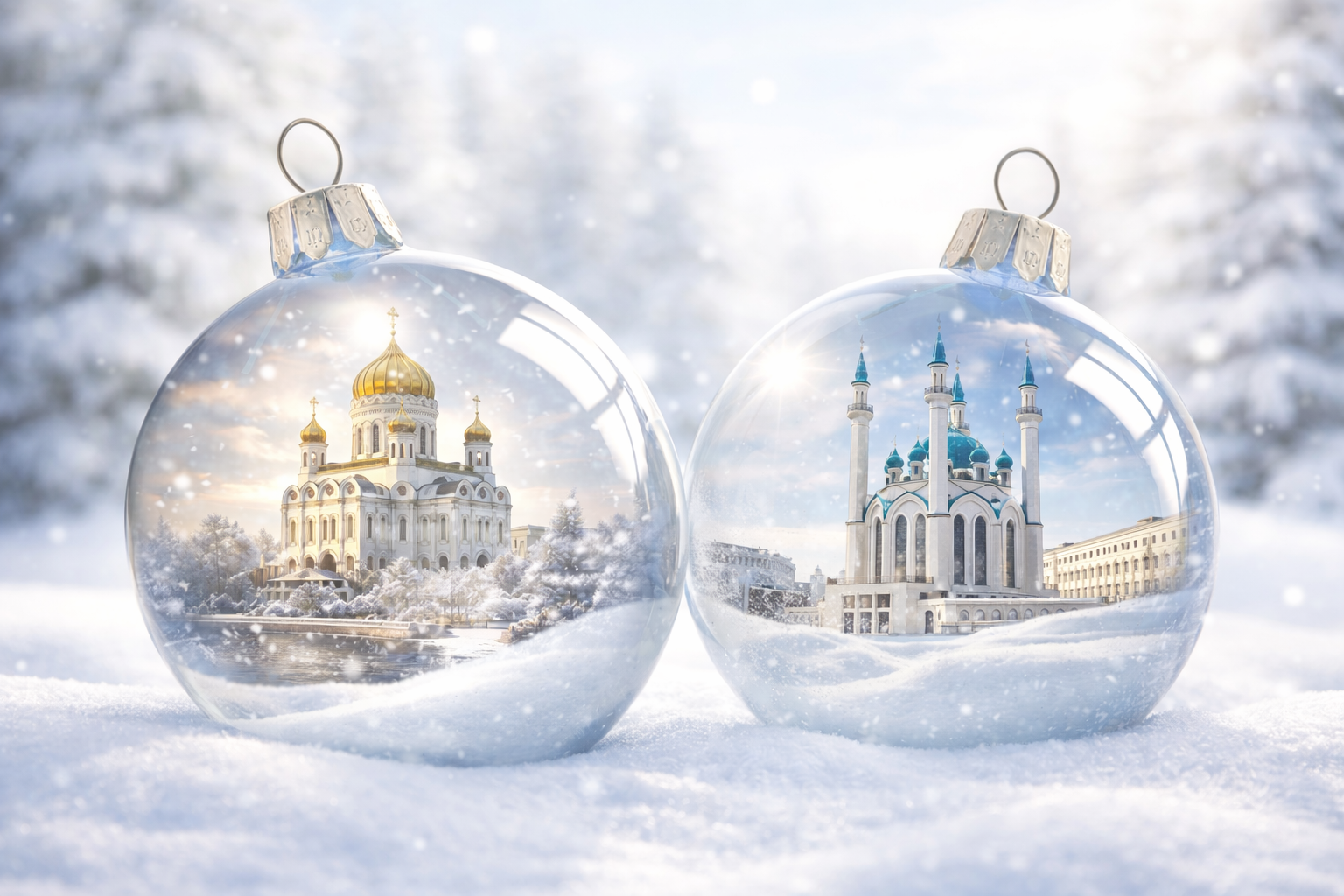 Поздравления муфтия ДСМР Альбира хазрата Крганова Его Святейшеству, Патриарху Московскому и всея Руси Кириллу и всем православным с Рождеством Исы