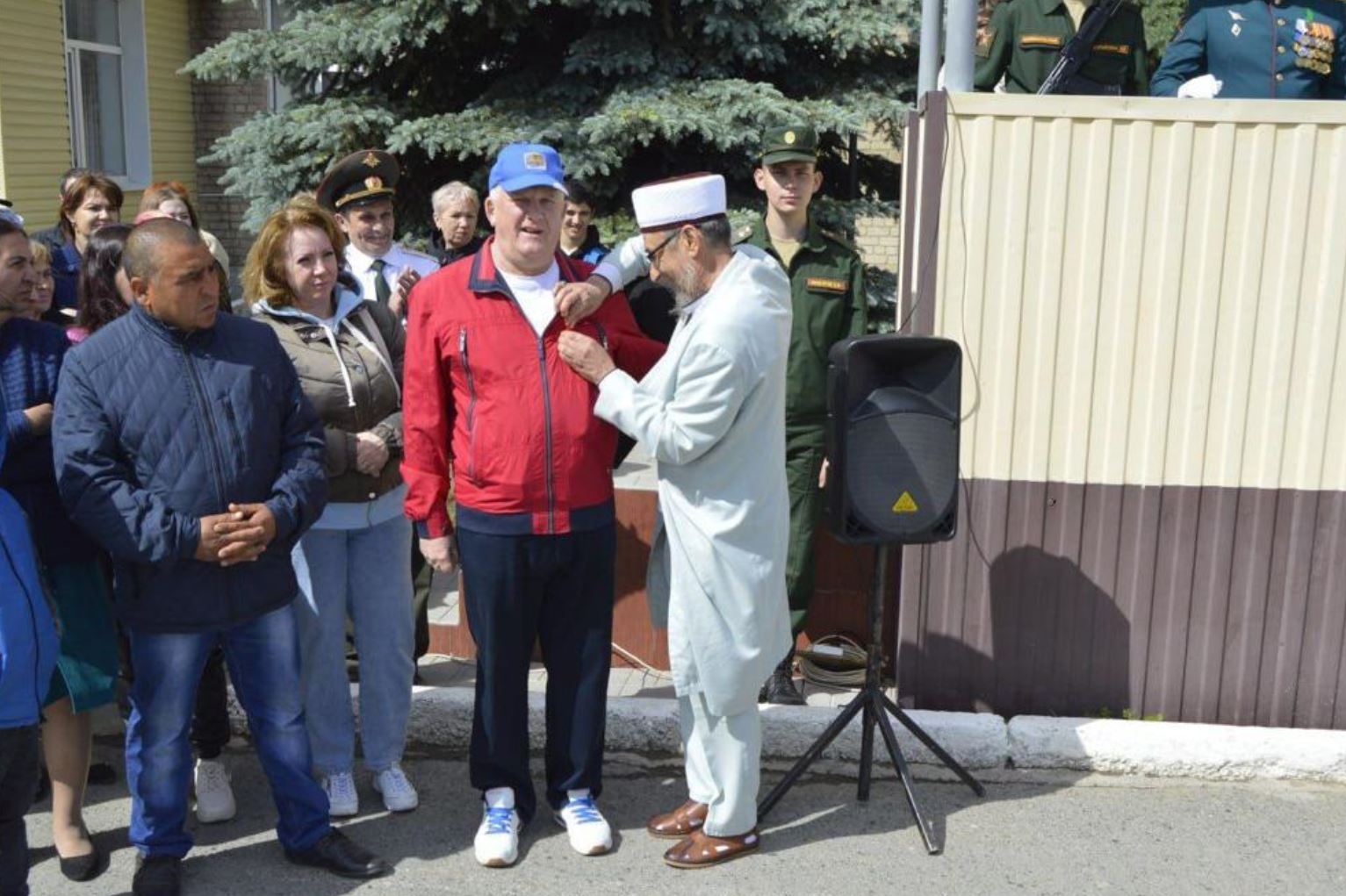 Церемонию воинской присяги посетило руководство ДУМ Свердловской области (Центральный муфтият)