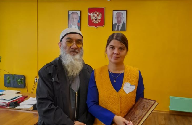 Имам пообщался с учащимися школы – выходцами из Средней Азии
