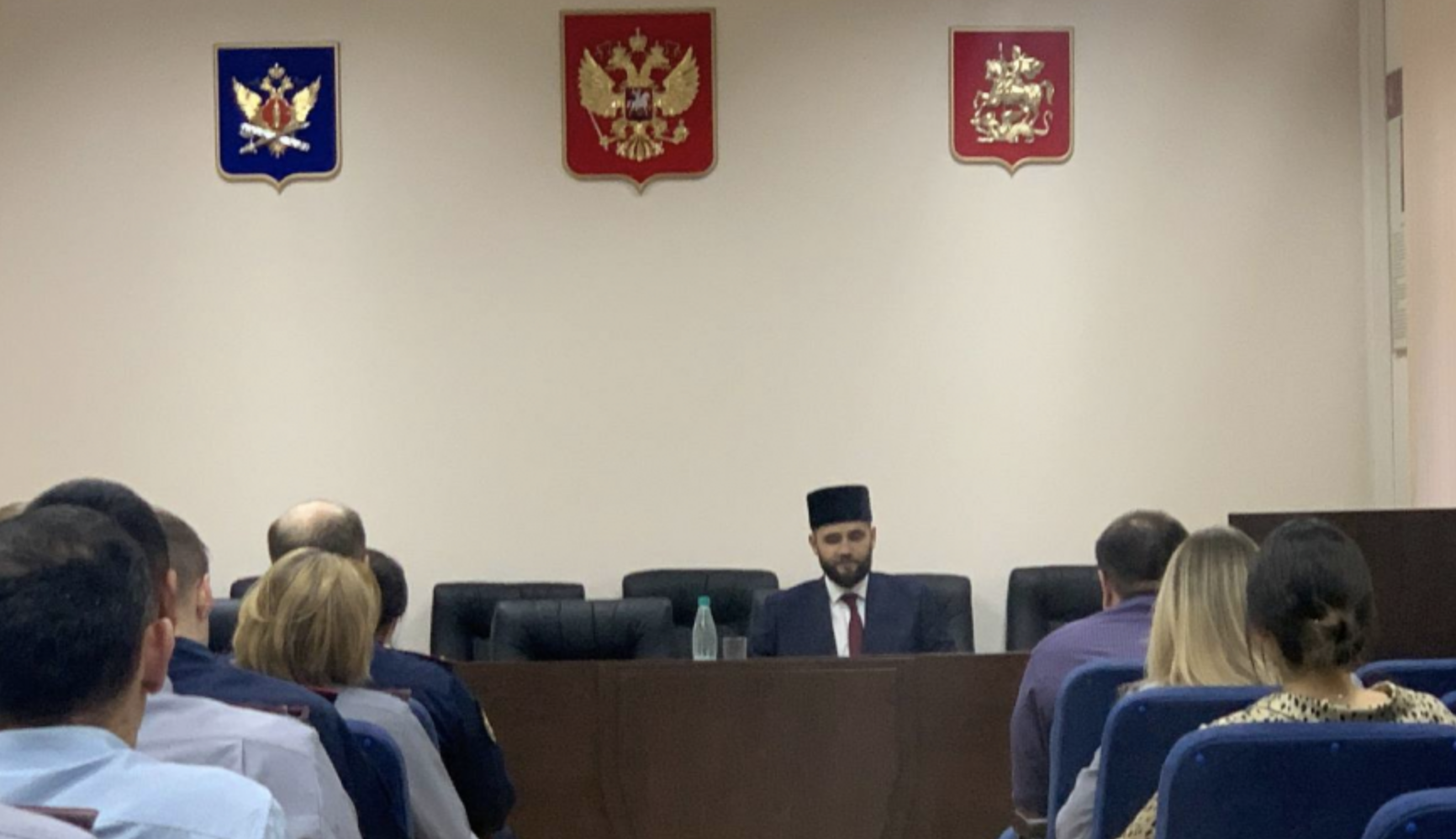 Муфтий Московской области провел лекцию для сотрудников ФСИН